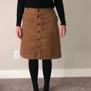 Button down skirt